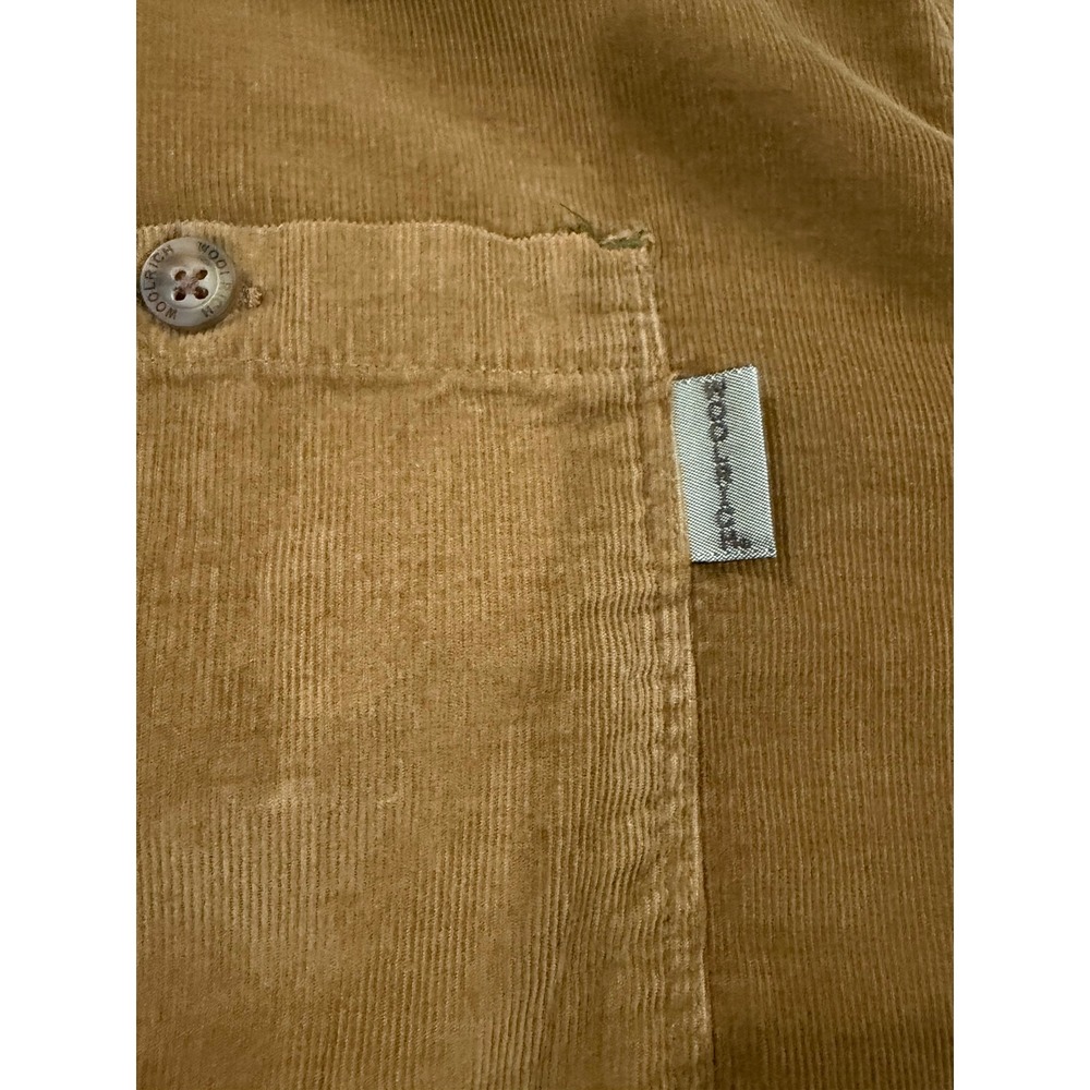 Woolrich Men's L Brown Corduroy Button Up Shirt Workwear - Picture 4 of 11
